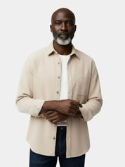 Casual Solid Corduroy Shirt - North & Row