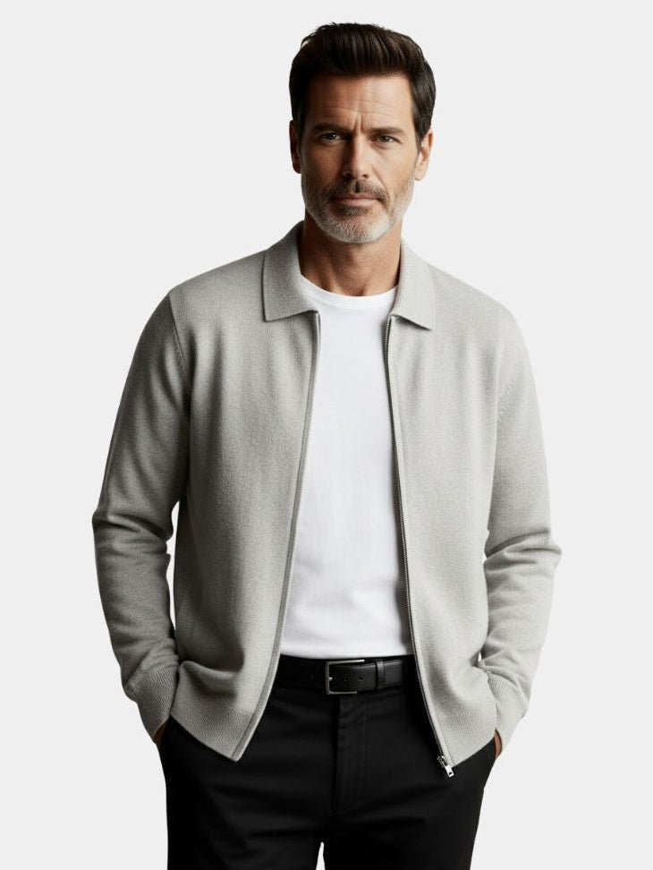 Cashmere Heritage Knit Jacket - North & Row