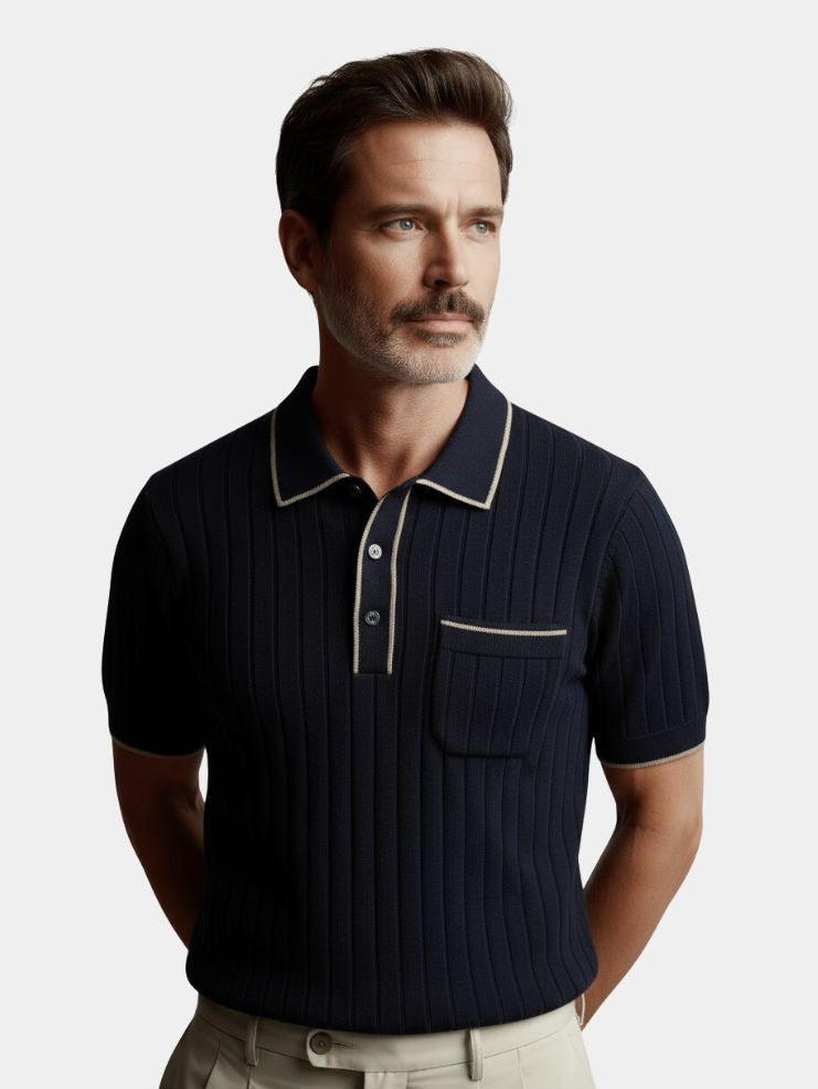 Old Money Knit Polo Shirt - North & Row