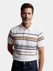 Sunset Stripe Polo – North & Row