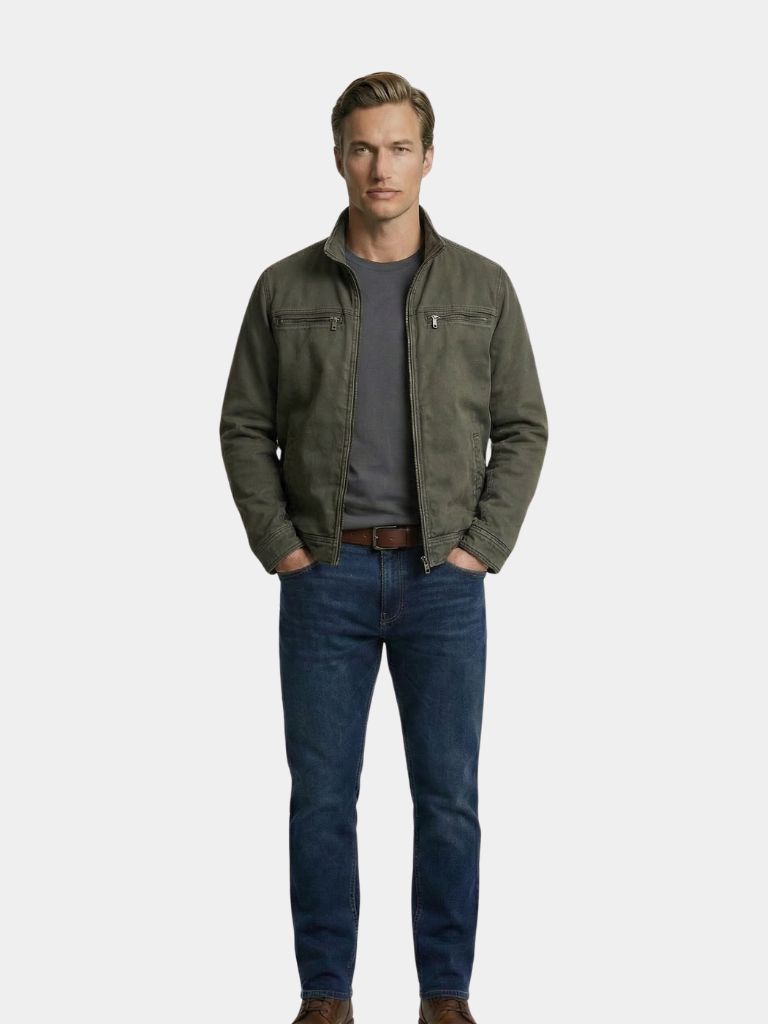 Valmont Vintage Olive Field Jacket - North & Row
