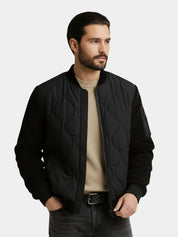 Sherpa Sleeves Padded Bomber Jacket - North & Row