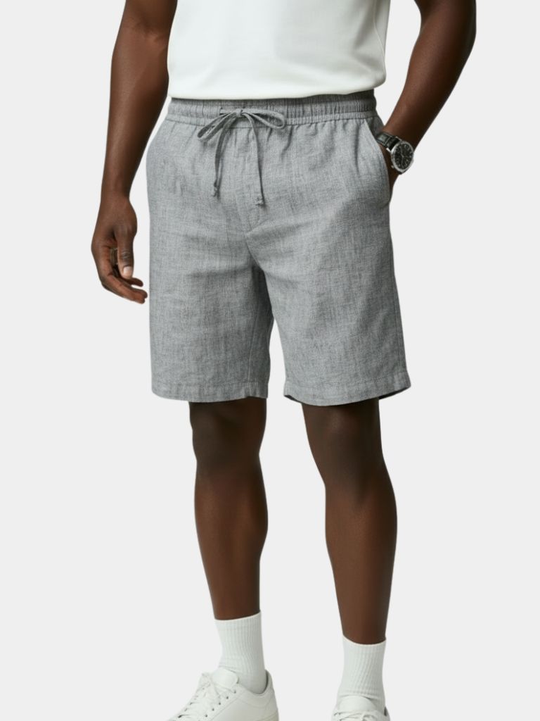 Gris Mariner Linen Shorts - North & Row
