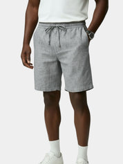 Gris Mariner Linen Shorts - North & Row