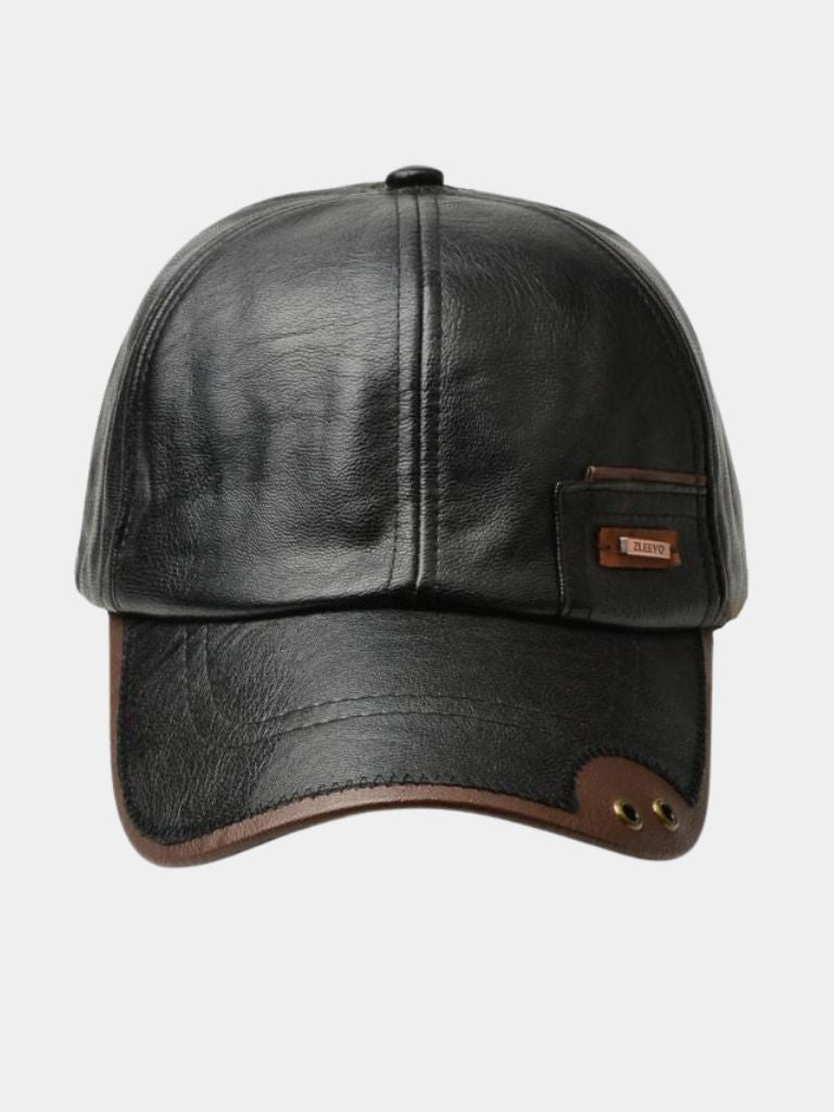 Rustic Crown Leather Cap  - North & Row