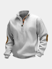 Refined High Collar Henley Sweater - North & Row