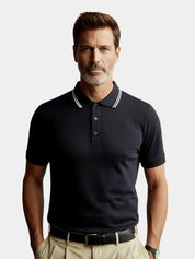 Obsidian Trim Polo – North & Row