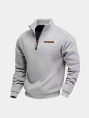 Slate Urban High Collar Pullover - North & Row