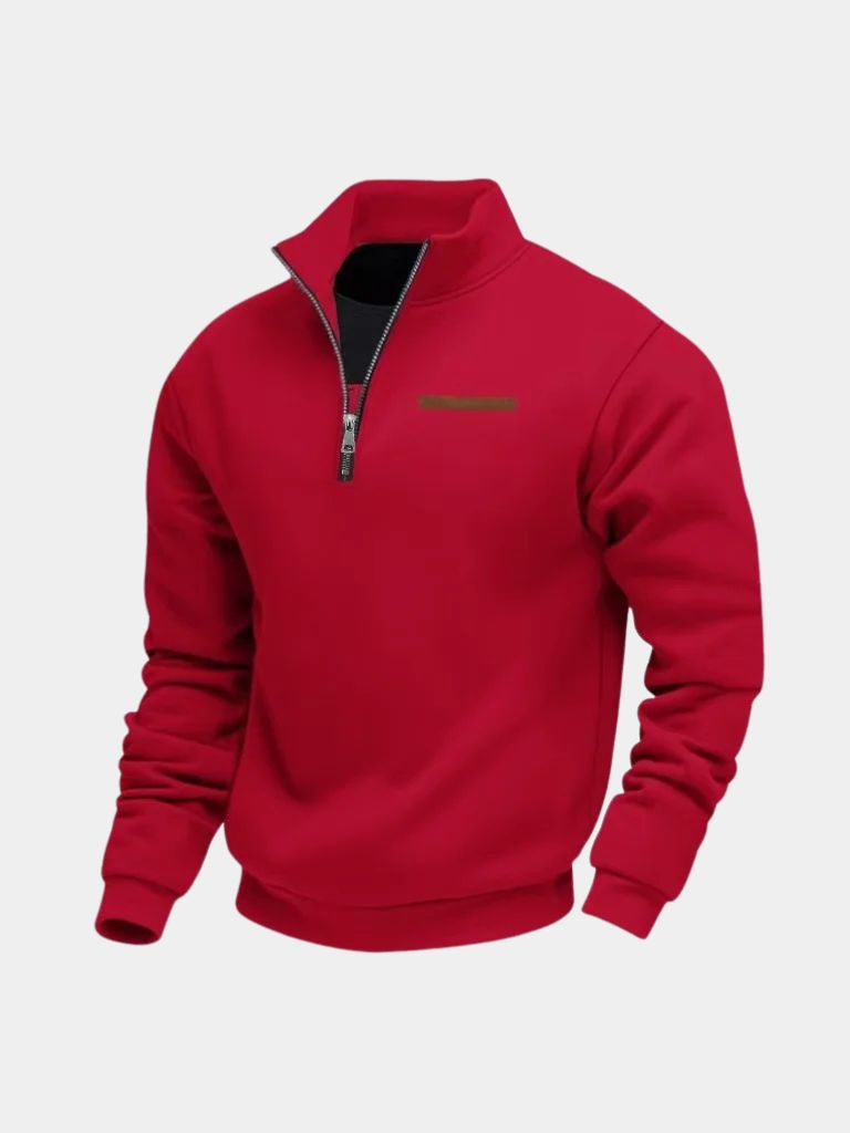 Slate Urban High Collar Pullover - North & Row