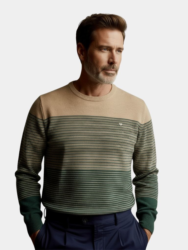 Crew Neck Knitwear Knit Pullover Sweater Jumper - North & Row