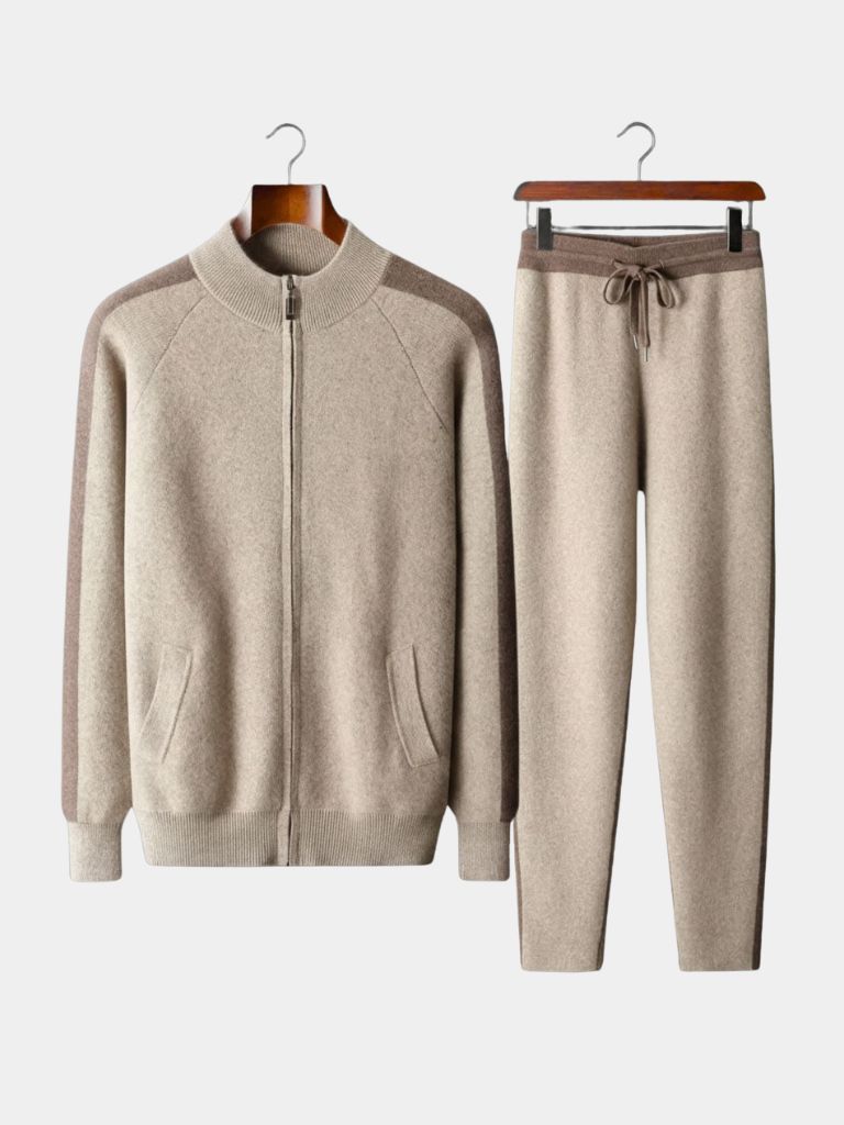 Navy Heritage Cashmere Set – North & Row