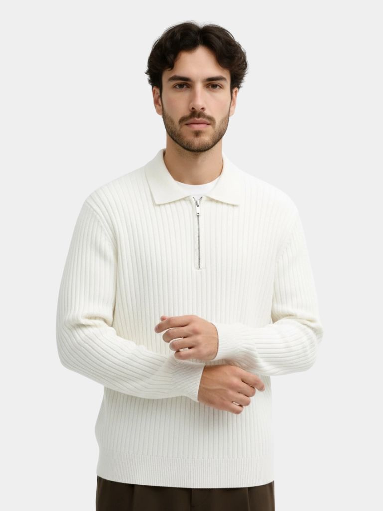 Alpine Riviera Knit Polo Pullover - North & Row