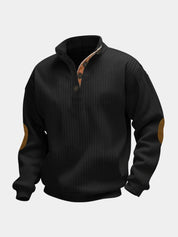 Refined High Collar Henley Sweater - North & Row