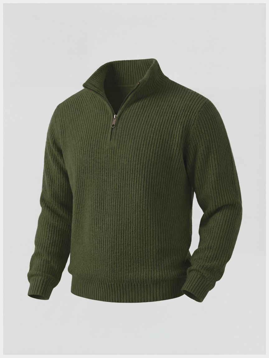 Classic Highland Quarter-Zip Sweater - North & Row