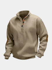 Refined High Collar Henley Sweater - North & Row