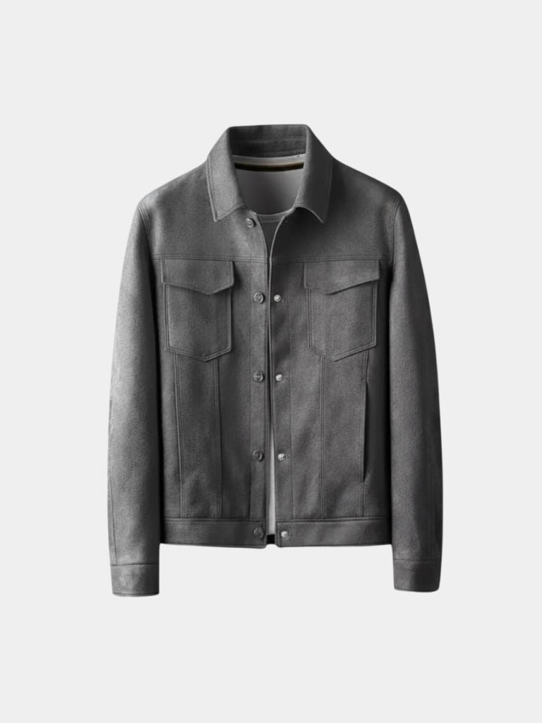 Laurent Leather Aviator Jacket - North & Row