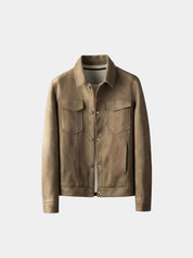 Laurent Leather Aviator Jacket - North & Row