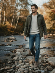 Valmont Vintage Olive Field Premium Jacket - North & Row