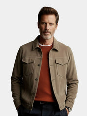 Laurent Leather Aviator Jacket - North & Row