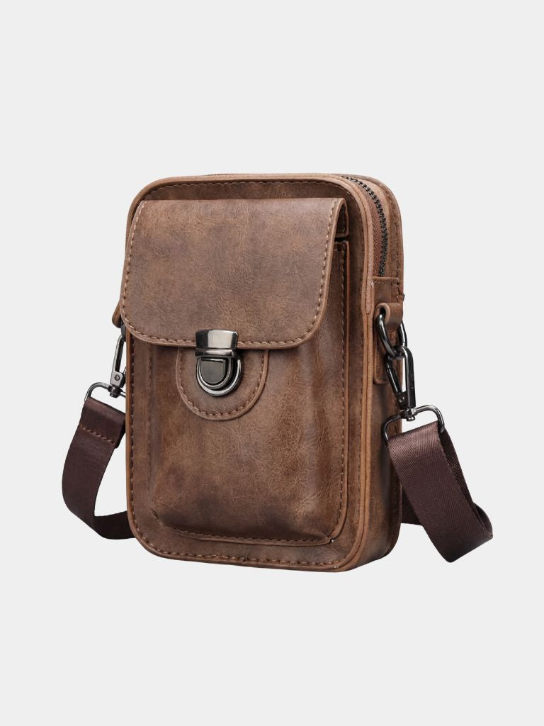 Vintage Mini Leather Crossbody Shoulder Bag - North & Row