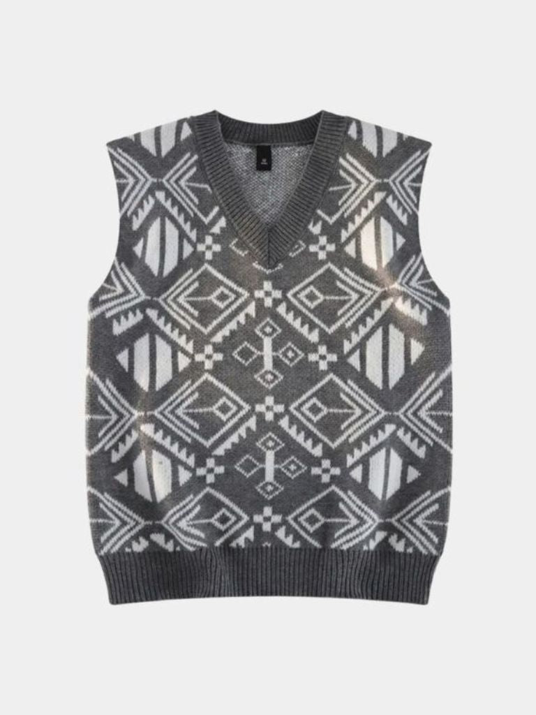 Academic Retro Knit Vest - North & Row