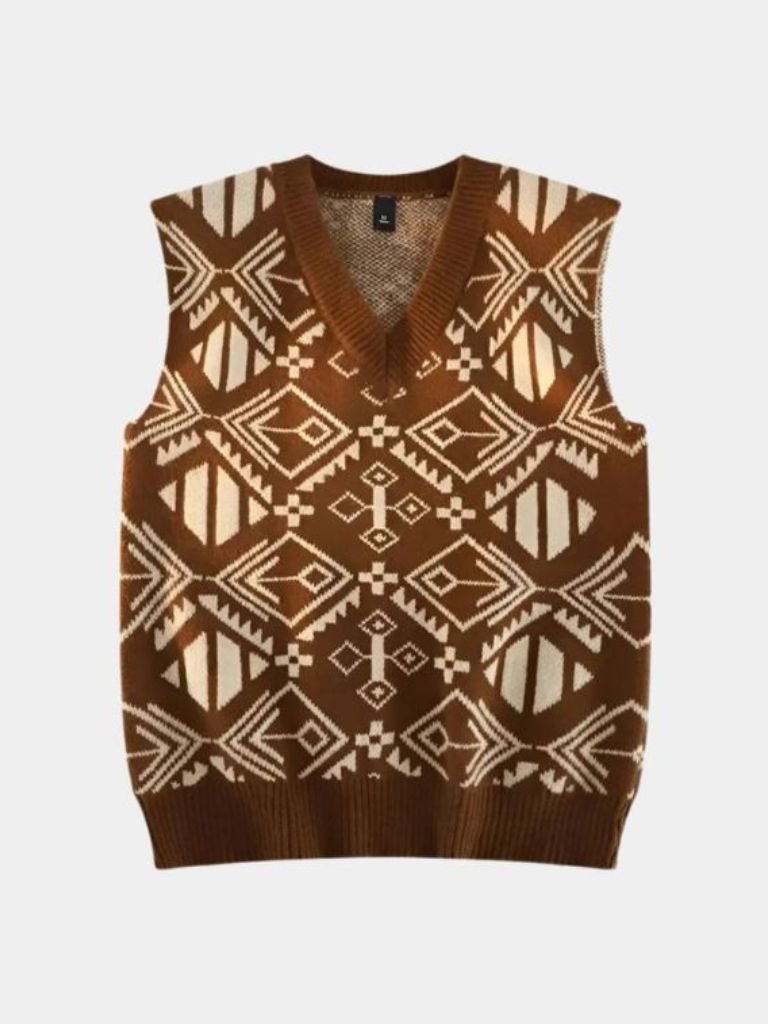 Academic Retro Knit Vest - North & Row