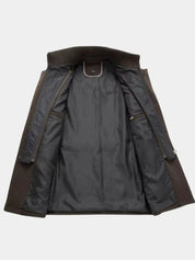 Aristocratic Black Wool Overcoat - North & Row