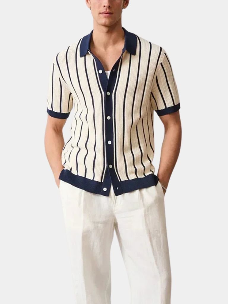 Atlantic Frame Knit Polo – North & Row