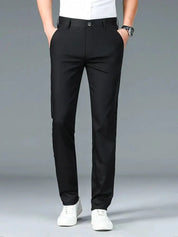 Bamboo Fiber Minimalist Straight Trousers - North & Row