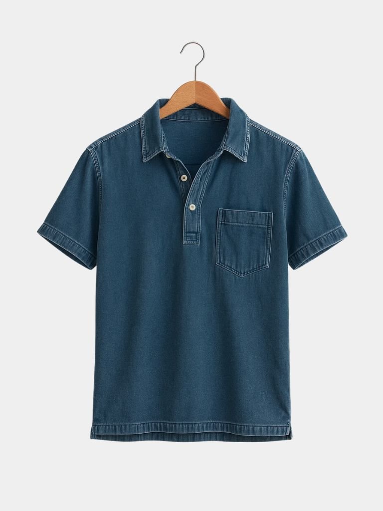 Bethlehem Blues Polo Shirt – North & Row