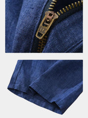 Bleu Horizon Linen Shorts - North & Row