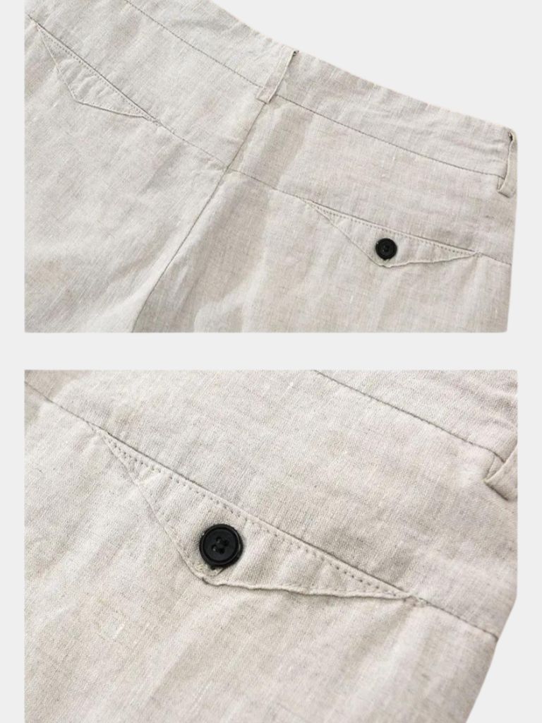 Bleu Horizon Linen Shorts - North & Row