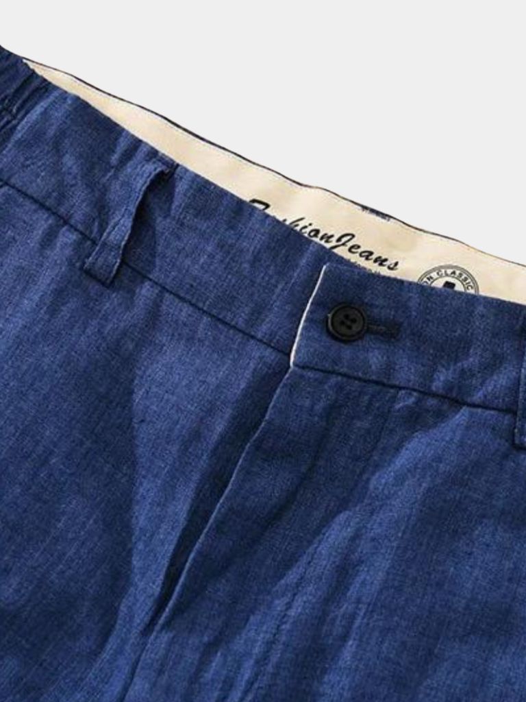 Bleu Horizon Linen Shorts - North & Row