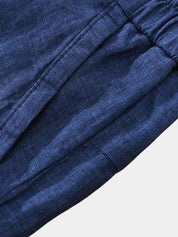 Bleu Horizon Linen Shorts - North & Row