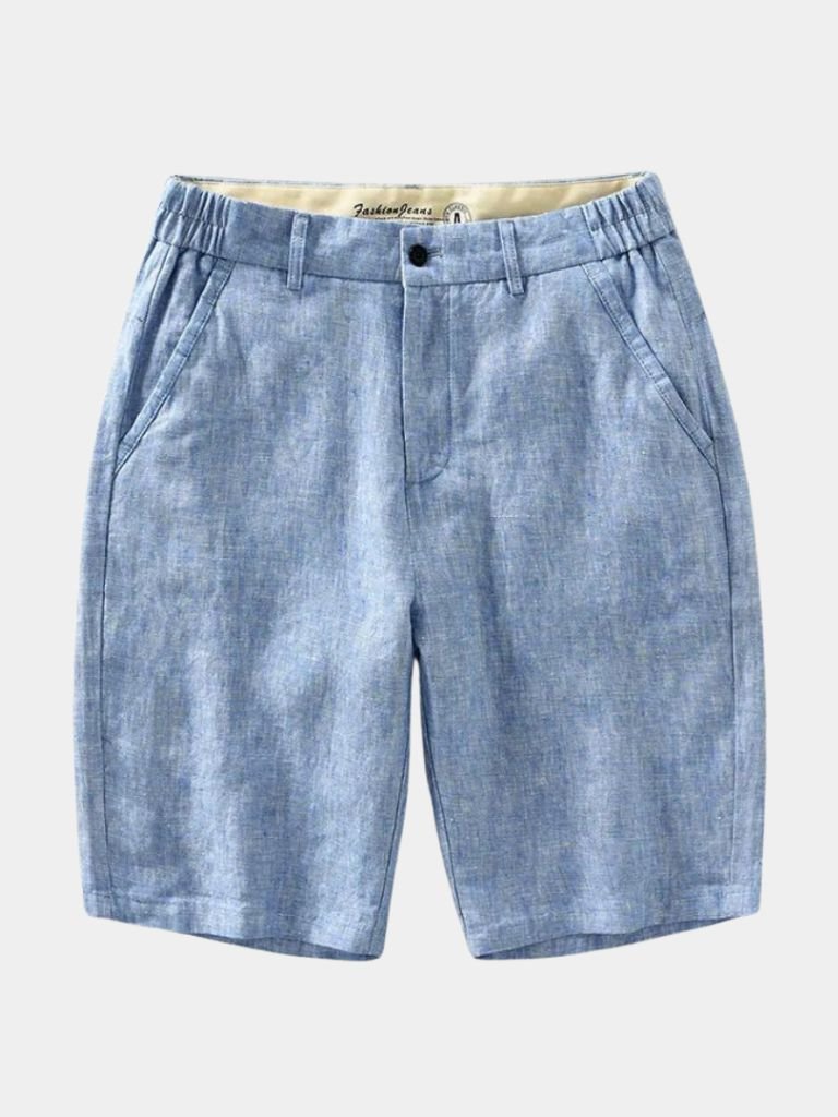 Bleu Horizon Linen Shorts - North & Row