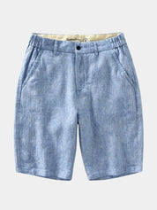 Bleu Horizon Linen Shorts - North & Row