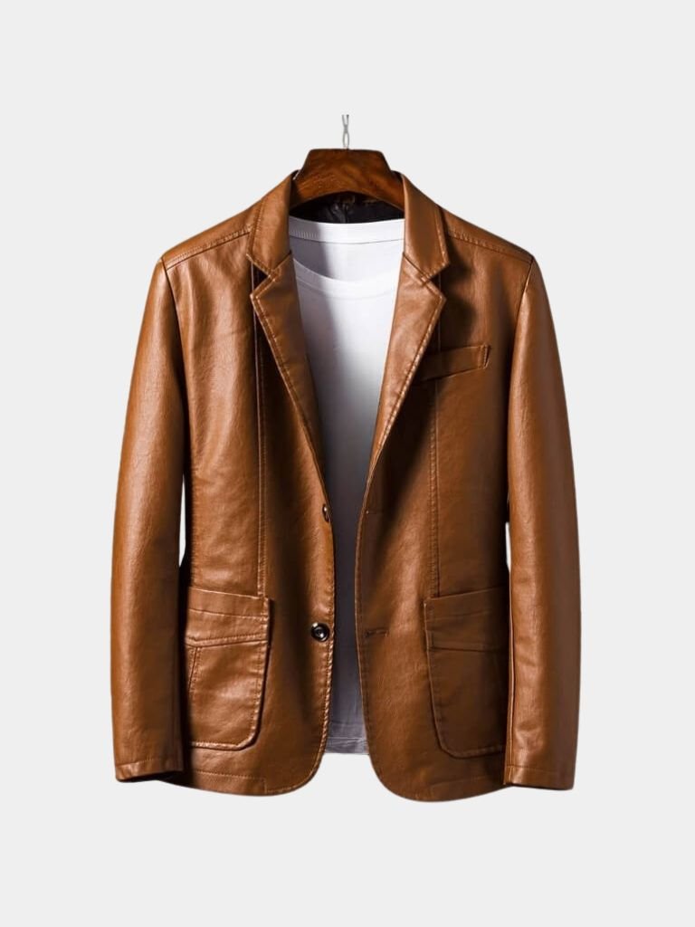 Bold Caramel Leather Jacket - North & Row