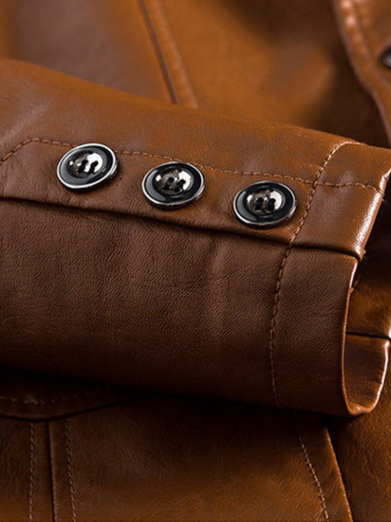 Bold Caramel Leather Jacket - North & Row