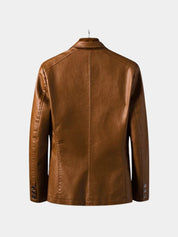 Bold Caramel Leather Jacket - North & Row