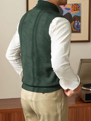 British Knit Vest Waistcoat - North & Row