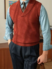 British Knit Vest Waistcoat - North & Row