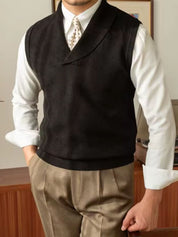 British Knit Vest Waistcoat - North & Row