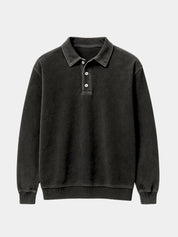 Canyon Mist Long Sleeve Polo Shirt – North & Row