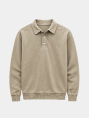 Canyon Mist Long Sleeve Polo Shirt – North & Row