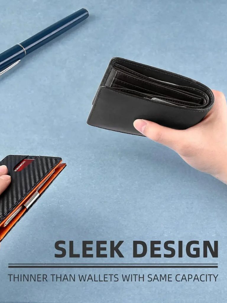Carbon Fiber Anti RFID Minimalist Wallet - North & Row