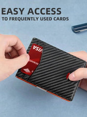 Carbon Fiber Anti RFID Minimalist Wallet - North & Row