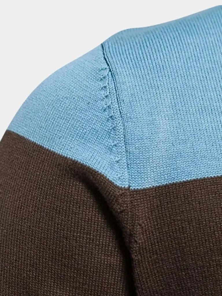 Cardigan Sweater Zipper Standing Collar Knitwear - North & Row