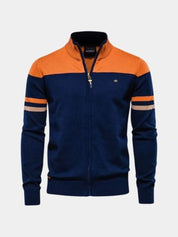 Cardigan Sweater Zipper Standing Collar Knitwear - North & Row