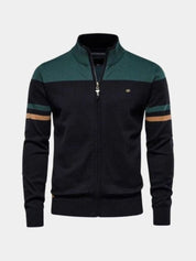Cardigan Sweater Zipper Standing Collar Knitwear - North & Row