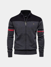 Cardigan Sweater Zipper Standing Collar Knitwear - North & Row